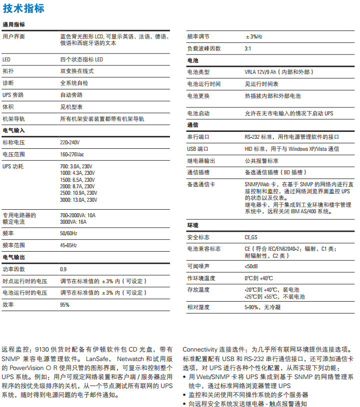 伊頓 9130 UPS