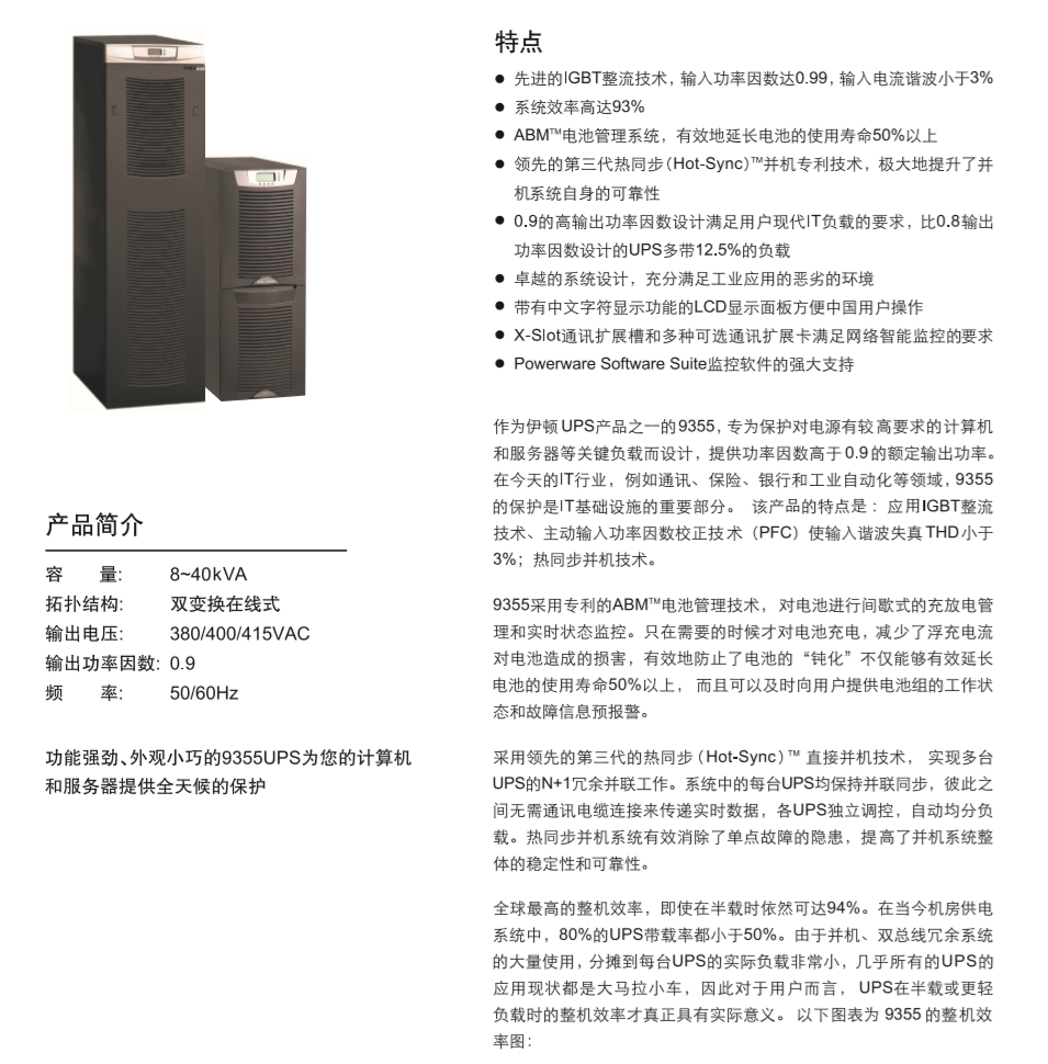 伊頓 9355 UPS